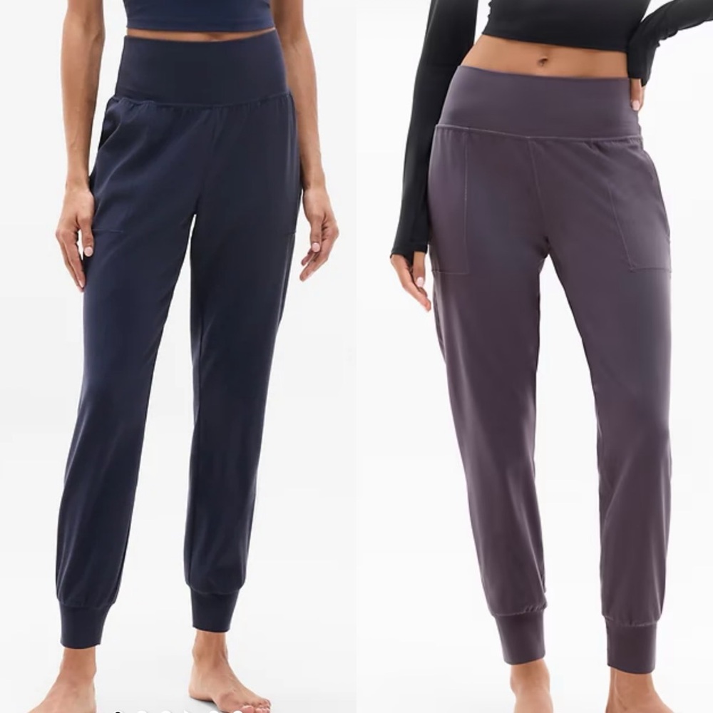 Athleta Blue and Gray Joggers (2 pairs)